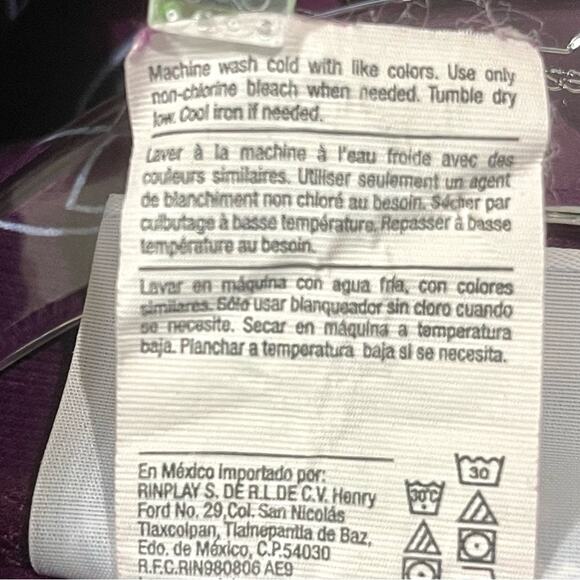 Champion Reverse Weave Purple Blue Logo Cropped Cutoff Hoodie Sweatshirt Large - Picture 10 of 11